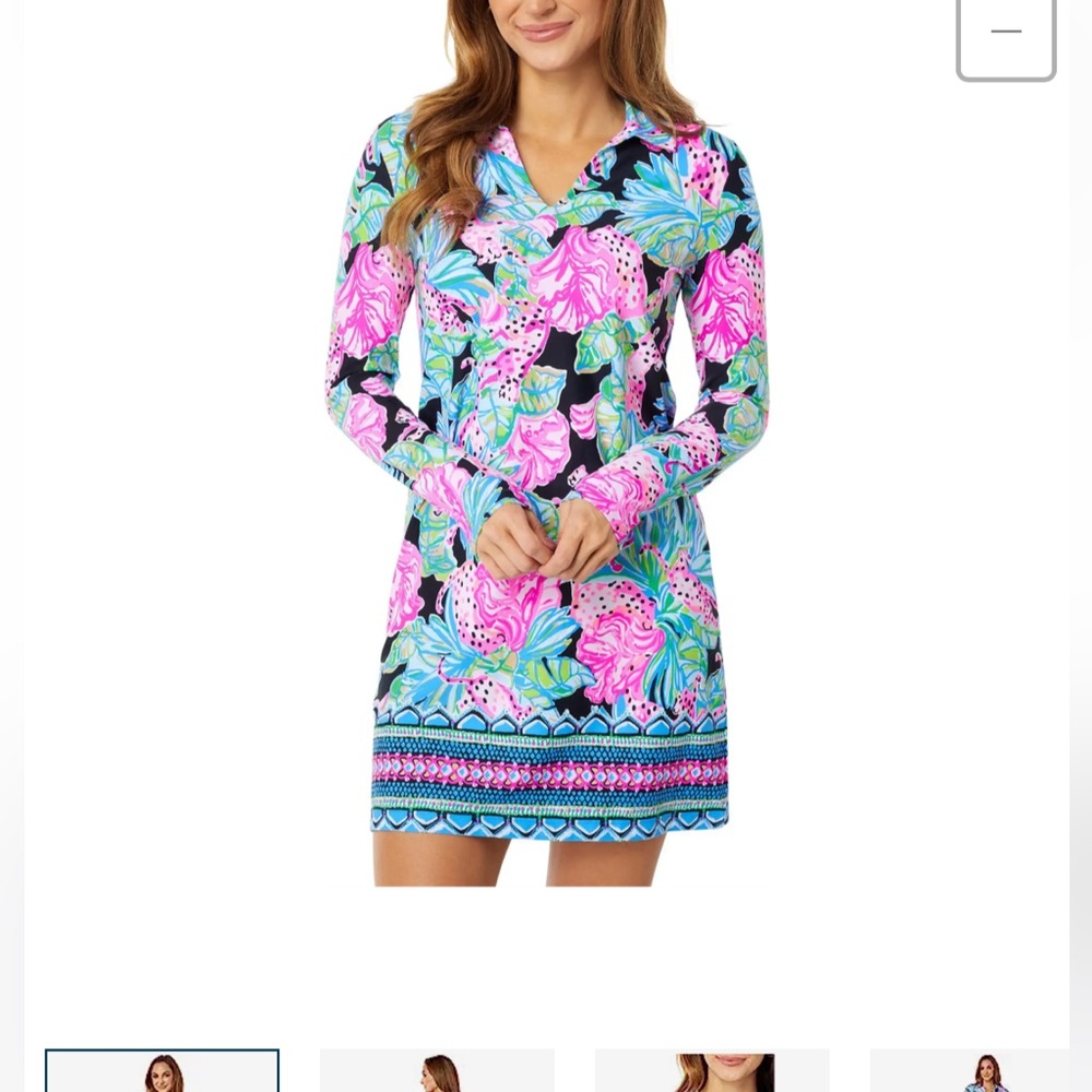Lilly Pulitzer upf 50 jacquard jungle engineer dress
